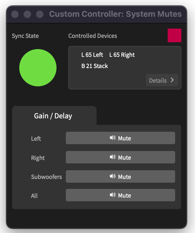 Mission Control Custom Controller Mutes Mission Control Custom Controller Mutes